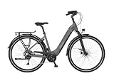 FISCHR E-Bike CITA Move 01 Elektrofahrrad für Damen und Herren, RH 48cm, Heckmotor 50Nm, 36V Akku, Wave-Rahmen