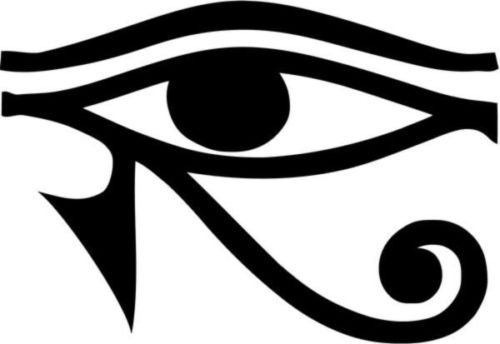 Eye Horus Egyptian Pagan Symbol Vinyl Graphic Car Truck Windows Decal Sticker - Die cut vinyl decal for windows, cars, trucks, tool boxes, laptops, MacBook - virtually any hard, smooth surface