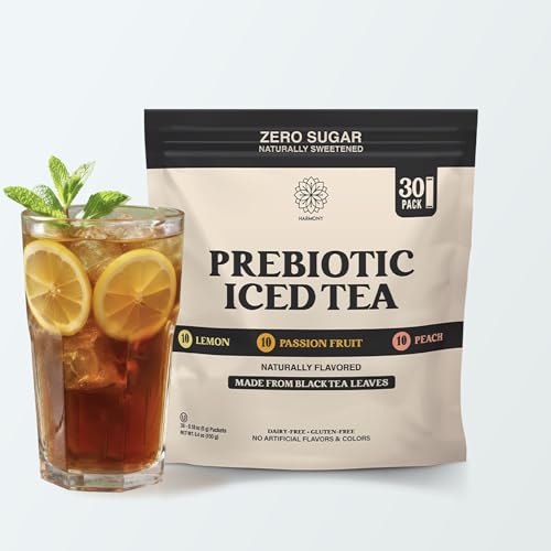 Image of Harmony Prebiotic Black Tea Variety Pack - 3 Flavors - 30 Sticks