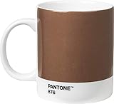 Pantone Porzellan Becher, Kaffeetasse 375 ml, mit Henkel, spülmaschinenfest, gold