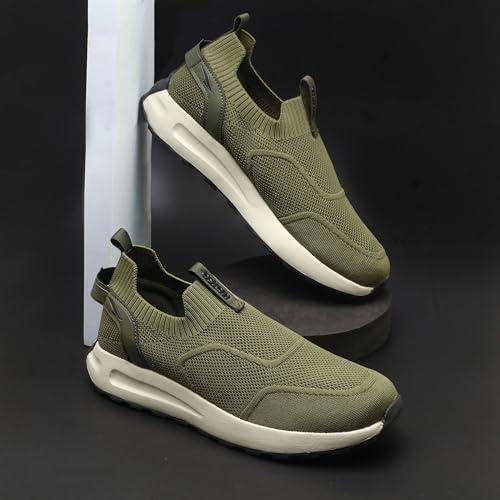 Image of ASIAN Wind Pro-11 Walking Shoes for Men | Lightweight Slip-On Sneakers with Soft Cushion Sole & Breathable Mesh