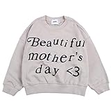 NAGRI Kanye Beautiful Mother's Day Sweatshirt for Children Letter Print Kids Pullover Hoodie...