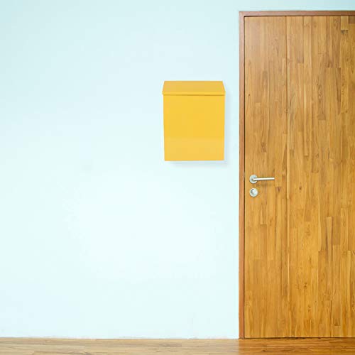 Wall Mount Mailbox Wall Mount Locking Drop Box Steel Mailbox For Rent Payments Mail Keys Weatherproof Wall Mount Locking Mailbox Weatherproof Galvanized Steel Cover Metal Drop Box Safe Box #TOP2