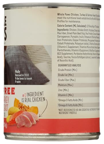 Image of Whole Paws, Whole Paws, Chicken, Turkey and Salmon Dog Food, 13.2 Ounce