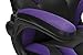 OFM Gaming Chair Ergonomic Racing Style PC Computer Desk Office Chair - 360 Swivel, Integrated Lumbar Support & Headrest, Adjustable Height, Recline Tilt Control, Flip-Up Arms, 275lb Max -2020 Purple