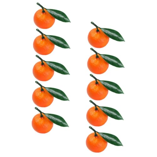 HANABASS �V�~�����[�V�����I�����W���f��10�Z�b�g ���A���Ȑl�H�I�����W���� �ʐ^�B�e�p������ƃz�[���f�R���[�V�����p PVC�t�H�[������