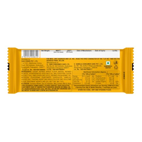 Image of Dukes Waffy - Chocolate flavoured creamy & crunchy Wafers (60 /55 grams)