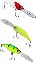 Marine Sports, Kit 3 Iscas Artificiais Pesca Ação Fundo Marine Sports Deep Dart 75 7,5cm 11,5g Cor:Kit 2