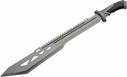 Miniatura 2 de SZCO Supplies - Cuchillo machete plateado de 25 pulgadas con funda, cuchillo de jardinería con hoja de acero inoxidable duradera de 19 pulgadas,