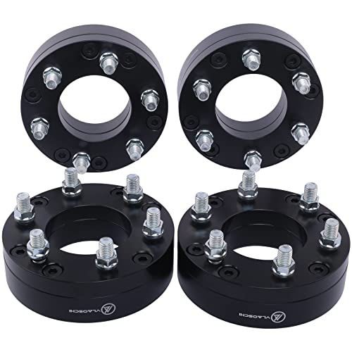 VLAOSCHI 4X Black 5x4.75 to 6x5.5 Wheel Adapters 2 Inch with M12x1.5 Studs by VLAOSCHI - Used condition - US$105.13