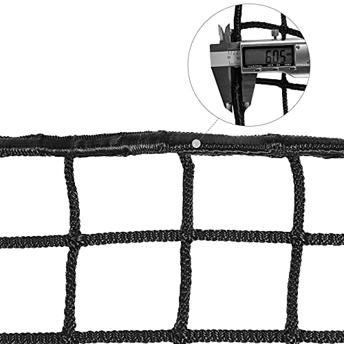Iuzeai Baseball Softball Backstop Nets, 10'X15' Pro High Impact Sports Netting Baseball Netting, Heavy Duty Nylon Netting Material Large Barrier Net (Net Only) #TOP2