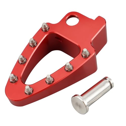 Plaque de pointe pédale frein élargie XR650L moto en aluminium