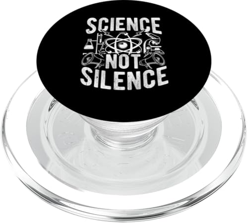 Wissenschaft NOT SILENCE Tag der Erde Umweltwissenschaft PopSockets PopGrip für MagSafe