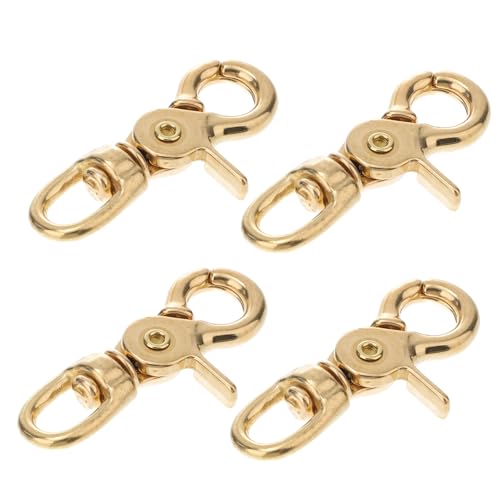 Mousquetons laiton à pince homard pivotants fermoir ovale pour sangles et cuir