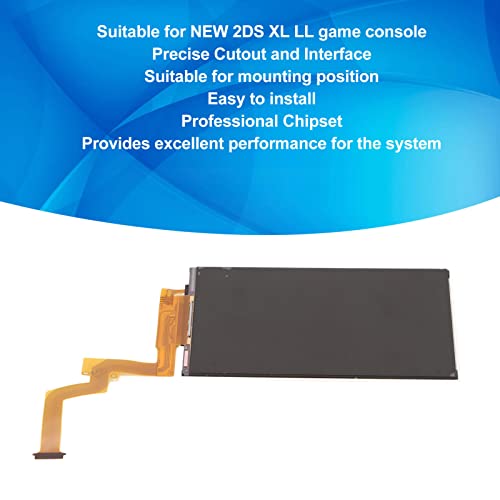 Image of Dilwe Upper Top LCD Screen Display Replacement for NEW 2DS XL LL, Gamepad Top LCD Display, Game Console Repair Part