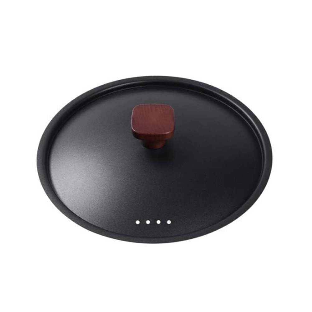 OUNONA Tapa de hierro para sartén: Tapa redonda de 30 cm para olla, cubierta multifuncional para sartén - Protector de olla para hornear en la cocina