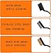 Wire Brush Set 3Pcs - Stainless Steel ,Curved Handle Scratch Brush Wire Bristle for Cleaning Welding Slag ,Rust,Dirt (Stainless Steel)