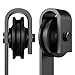 Homlux Sliding Barn Door Hardware Hangers Rollers 2pcs Compatible with All Barn Door - Fit 1 3/8-1 3/4