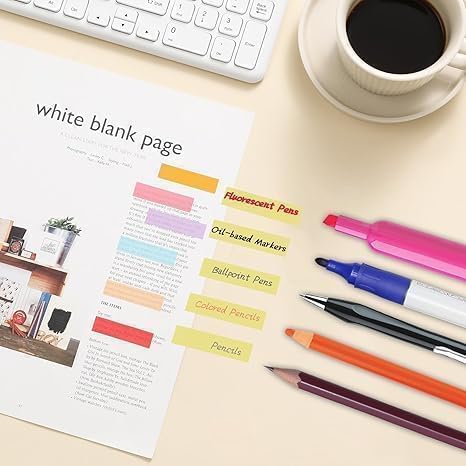 Miniatura 3 de 2400 pestañas adhesivas, pestañas transparentes para libros, marcadores de página, notas adhesivas para anotar libros, banderas de libros