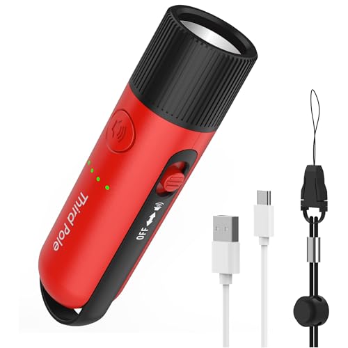 Third Pole 125dB Rechargeable Bear Horn,IPX4 Waterproof & LED Flashlight Bear Deterrent Device for Hiking, Camping, Outdoor Survival,Red by Third Pole - Used condition - US$14.27