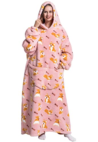 Sixyotie Oversize Hoodie Decke Damen Unisex Kapuzenpullover Riesen Sweatshirt Super Weich und Bequem Geeignet für Erwachsene Männer Frauen Jugendliche (J1) Cover