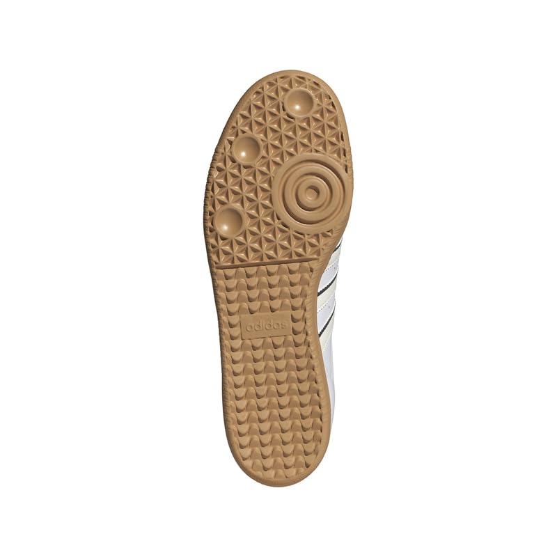 Image of adidas Originals Samba Mens Sneakers, Cloud White /Off White /Core Black, Size 12
