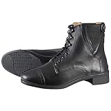 Damenstiefelette mit Elastikeinsätzen, Reißverschluss und Druckknopfabschluss