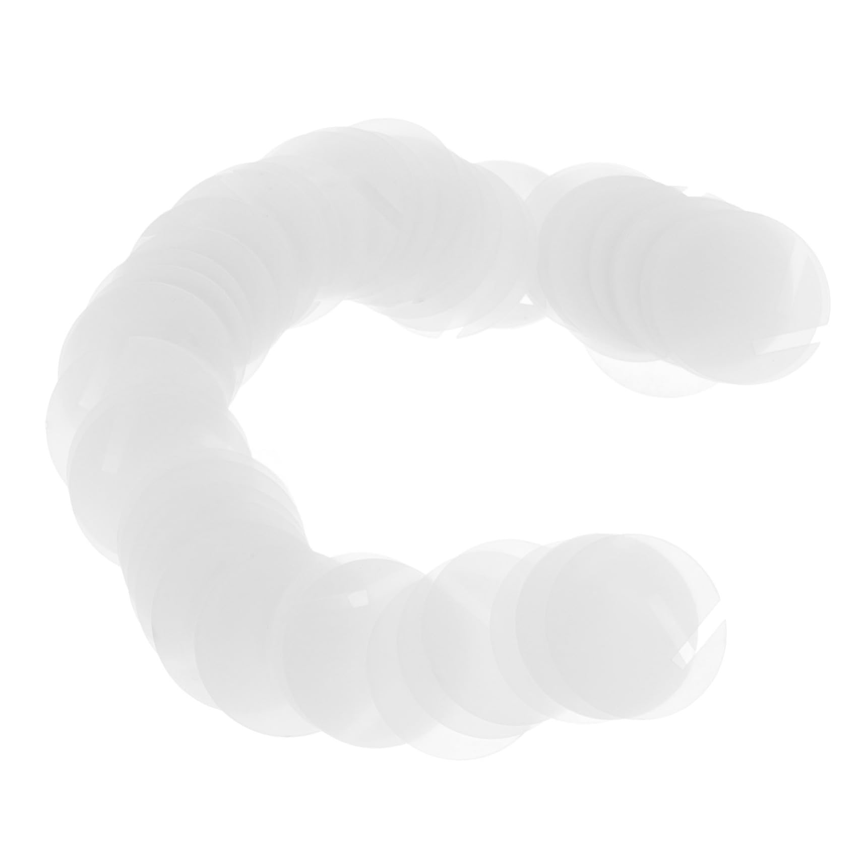 Étiquettes Acryliques Rondes Marqueurs de Boissons Décoratifs 60pcs pour Verres à Vin pour Mariages et Tables à Dîner