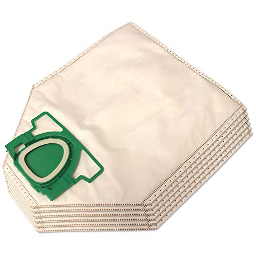 MohMus 6 Sacs d'aspirateur pour Folletto Vorwerk Kobold VK200, VK 200 | avec Microfibre spéciale | avec Fermeture hygiénique | 6 pièces | Accessoires