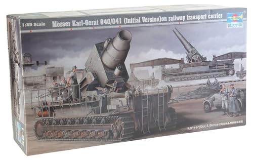 Mortier Karl Trumpeter 00208 diorama militaire convoi ferroviaire 040/041