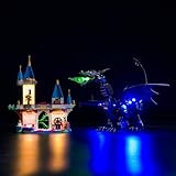 Expérience d'utilisation sûre : notre kit de lumières décoratives pour Princess Malefiz en tant que dragon est composé de câbles en cuivre de qualité supérieure. Il est résistant à la chaleur et au feu et peut prolonger la durée de vie. Basse tension de 5 V pour une expérience plus sûre.