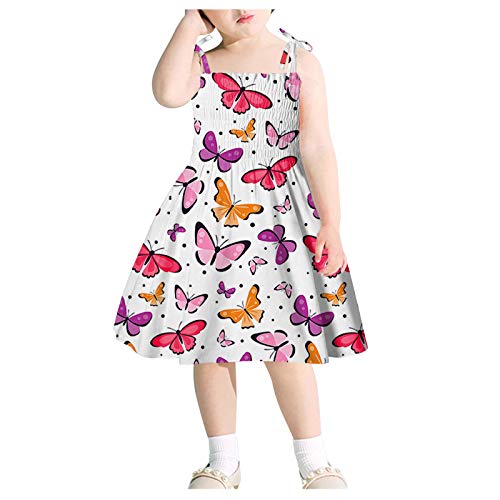 Toddler Baby Girl 4th of July Clothes Straps Outfit Stripes Bow-Knot Dress Independence Day Slip Dress Independence Day2