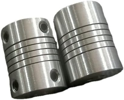 5PCS Aluminum alloy spring type automatic correction precision coupling motor drive shaft connector inner hole 7mm to 7mm
