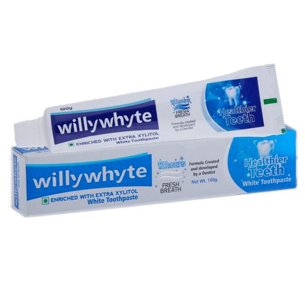 Buy Willy Whyte Enriched With Extra XYLITOL White Toothpaste,100gm