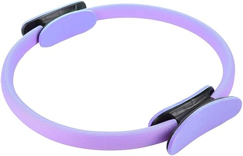 LINGMING Pilates-Ring, Fitnesskreis, Dual-Grip, magischer Kreis, Widerstandsring für Yoga und Pilates, Kerntrainingsgerät für Oberschenkel, Beine und Bauchmuskeln, leicht, langlebig, Übungsring
