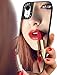 Viromo - Mirror Cases Compatible - Apple iPhone XR for Girls Womens - Protective Silicone Slim Case New Rubber Bumper - Cool Cute Ultra Thin and Shockproof - Grip Phone Case Stylish Luxury Silver
