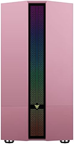 Case Itek Case LIFLIG P41 LIFLIG P41 Gaming Mini Tower, mATX, 12 cm ARGB Fan, 2xUSB3, Side Panel Temp Glass, Pink Edition