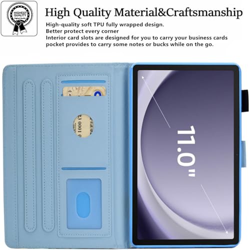 BYCeKe Case for Samsung Galaxy Tab A9 Plus 11 inch 2023 Galaxy Tab A9+ Cover (SM-X210/ X216/ X218) Slim Leather Hard Shell Flip Stand Cover for Galaxy Tab A9+ Plus Case 11”, Doctor Elephant - Image 7