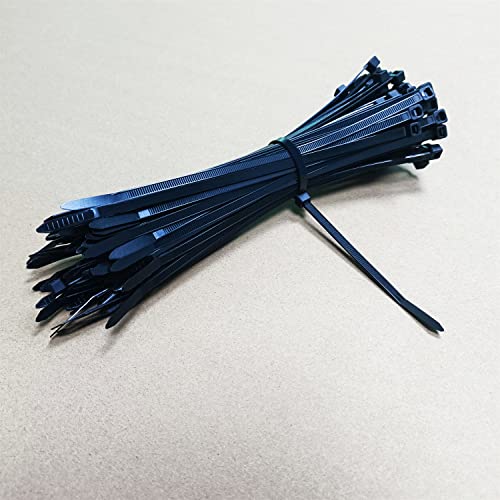 Zip Ties 8 Inch Cable Zip Ties With 50 Pounds Tensile Strength, Black Cable Ties, 100 Pieces Heavy Duty Self-Locking Black Nylon Tie Wraps For Indoor And Outdoor (100 Pcs 8 Inch) #TOP6