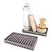 NIUHOM 2 Pcs Kitchen Soap Tray, Kitchen Sink Tray, Self Draining Silicone Sponge Holder, Soap Tray for Kitchen Sink Bathroom, Sink Caddy Organizer for Soap Bottle, Sponge, Scrubber, Soap Dispenser