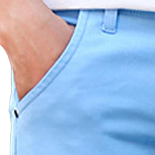 JEShifangjiusu Men'S Slim Fit Cotton Stretch Pants Classic Flat Front Dress Pants Casual Straight Business Suit Trousers2