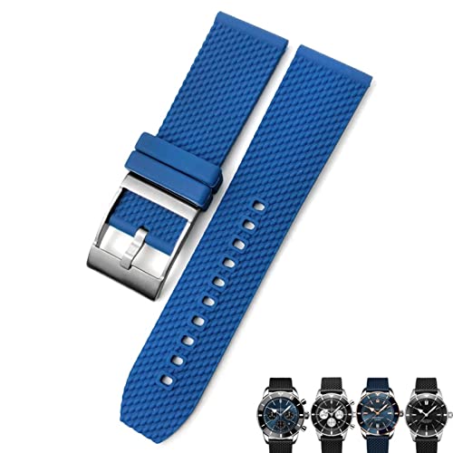 Bracelet en caoutchouc naturel PURYN élégance tressée pour Avenger 24 mm