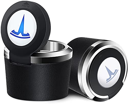 GJPSXTY El Cenicero con Revestimiento De CeráMica De Goma Es Adecuado para El Interior del Coche del Cenicero De Coche Tesla Model 3 / X/S Cover