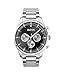 Produktbild BOSS Herren Chronograph Quarz Uhr 44 mm Pioneer Collection mit Schwarzem Zifferblatt, Silbernem Edelstahlarmband, Datumsfunktion, 3 Hilfszifferblätter, 5ATM Wasserdichtigkeit - 1513712