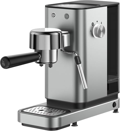 WMF Lono Silk - Cafetera espresso máquina de portafiltro de acero inoxidable con 15 bares de presión, asistente de crema y espumador de leche, compacta y elegante con diseño antihuellas WMF Lono Silk - Cafetera espresso máquina de portafiltro de acero inoxidable con 15 bares de presión, asistente de crema y espumador de leche, compacta y elegante con diseño antihuellas