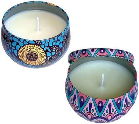 Kit com 2 Velas Aromáticas 130ml – Jasmim + Limão Siciliano – Cer...