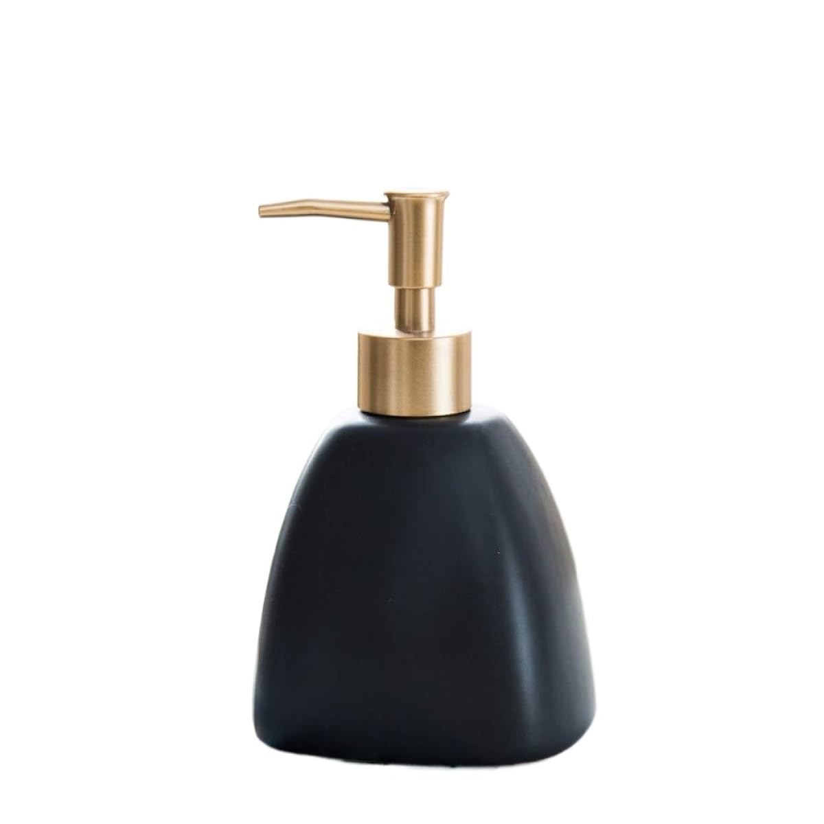 Dispensadores De Loción Jabón Dispensador De Jabón Líquido De Cerámica, Botella Rellenable, Dispensador Decorativo De Desinfectante De Manos(Black)
