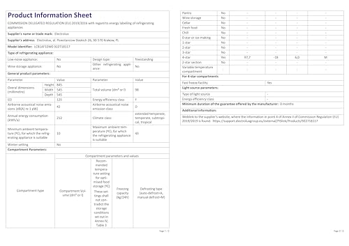 Electrolux LCB1AF10W0