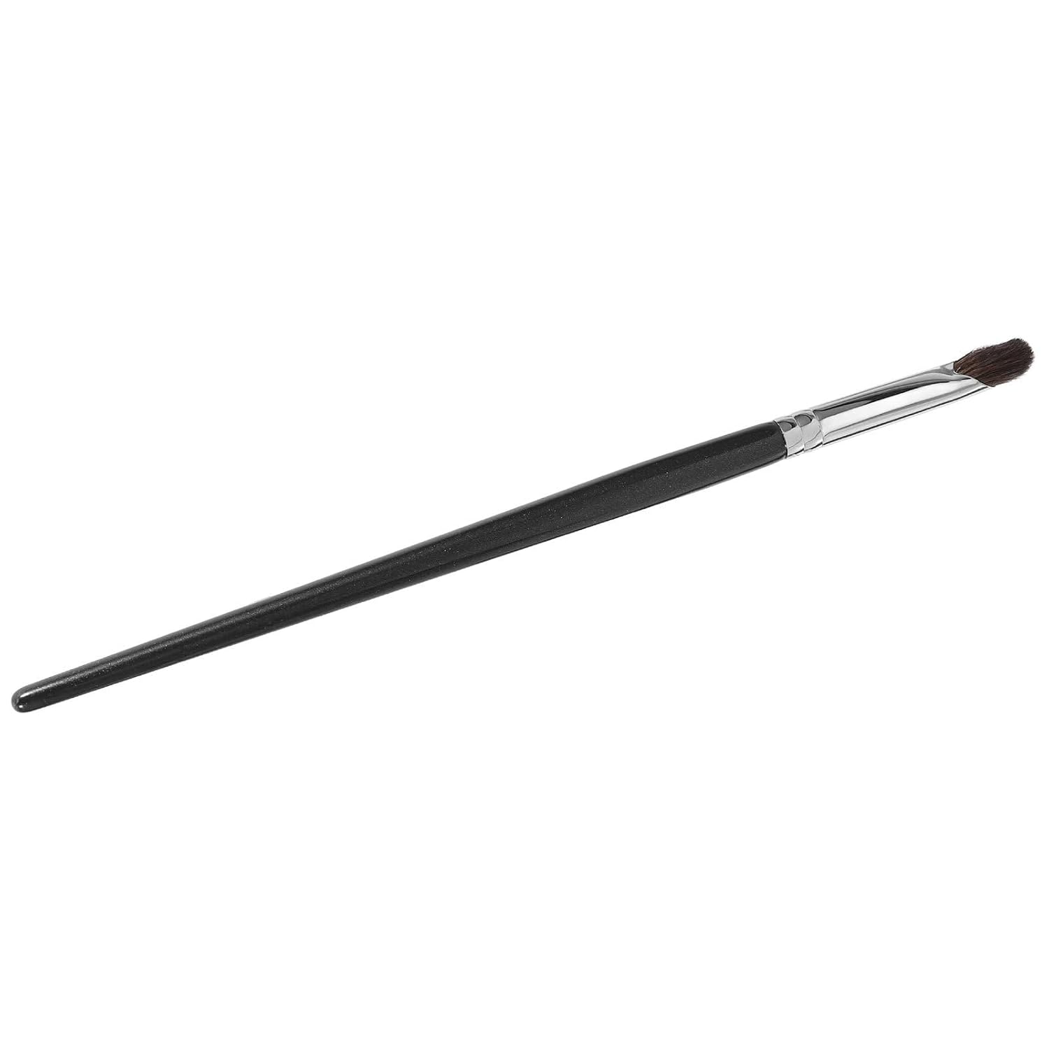 Professional Eyeshadow Brush Long Handle Flat Shader Eye Makeup Brush for Women Supple Animal Hair Makeup Tool for Precise Eye Shadow Application