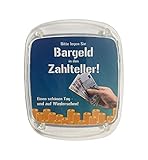 Attraktiv designter Zahlteller (Cash-Tray) aus transparentem Polystyrol, bestehend aus der oberen Zahlschale und einer Basis. Zur Individualisierung des Zahltellers und zur Verkaufsförderung am Point of Sale (PoS) kann ein extra Werbedruck als Einschub sicher zwischen dem Zahlteller und der Basis platziert werden.